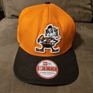 Cleveland Browns New Era 9Fifty A-Frame Snapback hat